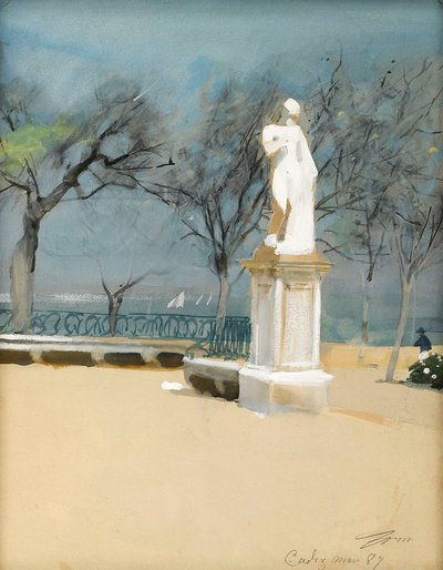 Alameda in Cádiz by Anders Leonard Zorn